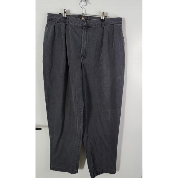 RRL Double RL Ralph Lauren Pants Mens 32x30 Gray Chino Wide Leg Baggy USA - Picture 1 of 8
